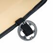 Perna scaun imitatie piele cu bile, 147x68cm, suport lombar si tetiera, neagra, 03649 Amio