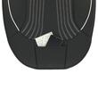 Husa scaun imitatie piele, neagra cu cusatura alba, cu buzunare fata-spate, Premium Prestige, SCA010W SwissDrive