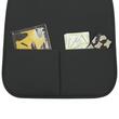 Husa scaun imitatie piele, neagra cu cusatura alba, cu buzunare fata-spate, Premium Prestige, SCA010W SwissDrive