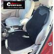 Perna scaun cu incalzire, 12V, plush si piele sintetica perforata, 3 trepte de viteza, neagra, SHAWN, 04083 Compass