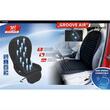 Perna scaun cu ventilatie, 12V, textil, 3 trepte de viteza, negru, Groove Air, 04081 Compass