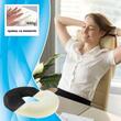 Perna rotunda cu spuma memorie, 43x34.5cm, tip gogoasa, Comfort+, RK19006 Car+