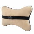 Perna tetiera, imitatie piele, perforata, neagra-crem, 03130 Amio