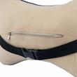 Perna tetiera, imitatie piele, perforata, neagra-crem, 03130 Amio