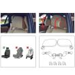Suport pentru cap cu laterale piele pentru dormit, pentru tetiera HLU3000 Car+