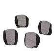 Set huse auto stofa, universale, negru, alb cu rosu  DLZ54 Dealiz 