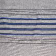 Set huse auto stofa, universale, negru, alb cu albastru, Dealiz