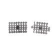 Set huse auto stofa, universale, negru, alb cu albastru, Dealiz
