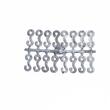 Set huse auto, stofa, Dacia Logan, 5 locuri, 2 cu 3, negru cu dungi albastre, DLZ50, Dealiz 