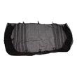 Set huse auto, stofa, Dacia Logan, 5 locuri, 2 cu 3, negru cu alb, dungi gri, DLZ51, Dealiz 
