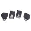 Set huse auto, universale, dedicate Suzuki Vitara, negru cu gri, DLZ52 Dealiz