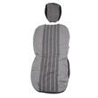 Set husa scaun microbus, autoutilitara, VAN 3 locuri (2+1) stofa, negru cu albastru si gri, DLZ30 Dealiz