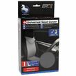 Set huse auto pentru 1 scaun cu tetiera, gri cu negru, airbag, Unicorn FUND95G Car+