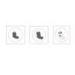 Set huse auto pentru 2 scaune, tip maieu, fata, negre, 1+1,  42092 CarCo