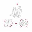 Set huse auto pentru 2 scaune, tip maieu, fata, negre, 1+1,  42092 CarCo