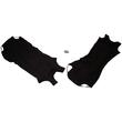 Set huse auto, 2 scaune, fata - maieu, negru,  DLZ01 Dealiz