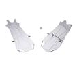 Set huse auto, 2 scaune, fata - maieu, gri, DLZ02, Dealiz
