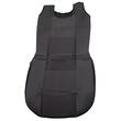 Set huse auto 2 scaune, fata - maieu, groase material OEM, negru cu gri, DLZ04 Dealiz