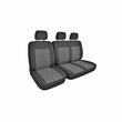Set husa scaun VAN cu 3 locuri 2+1, burete 10mm+5mm, negru si alb \art 105-2