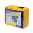 Set 9 huse auto, bancheta spate fractionata, airbag, negru cu picatele albe, Jack II, 31685 Compass