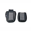 Set huse auto premium, bancheta spate fractionata, gri cu negru, F3001-P32