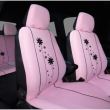 Set huse auto poliester cu airbag roz Urban Girl FUND96P Race Sport