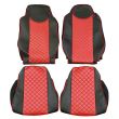 Set huse scaun Mercedes Actros Mp3, Mp4 09-15 LKW-01-red Capali
