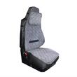 Set 2 huse scaune camion universale, gri, material catifea, PKR039 ARS