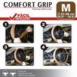 Husa volan 37-38cm, M, piele ecologica Comfort Grip, 2506220 Car+