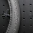 Husa volan 37 - 39cm imitatie piele perforata, gri SoftComfort 603.20 Heyner