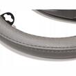 Husa volan 37-39cm, imitatie piele gri, Luxury, 42746 Carco
