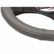Husa volan 37-39cm, imitatie piele gri, Luxury, 42746 Carco