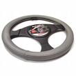 Husa volan 37-39cm, imitatie piele gri, Luxury, 42746 Carco