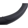 Husa volan 37-39cm neagra, sport, forma D-SHAPE, SWC-22-M, 02304 Amio