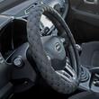 Husa volan 37-39cm, imitatie piele, cusatura neagra, 02814 Amio 