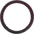 Husa volan, 37-39cm, neagra cu cusatura rosie, imitatie piele, Empire Red, Pure Driving 2505079 Car+