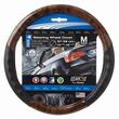 Husa volan 37 - 39cm imitatie piele neagra cu mahon, Pure Driving, 2505118 Car+
