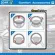 Husa volan 37 - 39cm imitatie piele neagra cu mahon, Pure Driving, 2505118 Car+