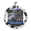 Husa volan 37-39cm, catifea alb-negru, Pure Driving COW2021 Car+