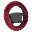 Husa volan 37-39cm, pufoasa Denisa rosu, Compass 31471