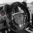 Husa volan 37-39cm neagra, pufoasa, Bear Ears, 04167 Amio