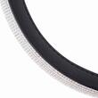 Husa volan 37-39cm, imitatie piele, cu diamante, 02808 Amio