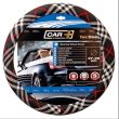 Husa volan 37-39cm material textil, British Style II 2505BS2 Car+