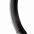 Husa volan 37-39cm, piele neagra cu cusatura rosie Genuine Leather 2505FL1 Car+