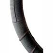 Husa volan 37-39cm, piele neagra cu cusatura rosie Genuine Leather 2505FL1 Car+