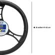 Husa volan 41 - 43cm imitatie piele neagra Gazelle 590.20 Alca   