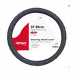 Husa volan 37-39cm, imitatie piele perforata, neagra, 01378 Amio