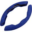 Husa volan 2 segmente, imitatie Alcantara, albastra, FS-1202