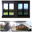 Folie geam negru inchis, Ultra Dark Black 1%, 0.5x3m, 02936 AMIO 