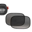 Set jaluzele laterale 48x30cm, autoadezive, 2 bucati, Premium Car Sunshades, 512.34 Heyner